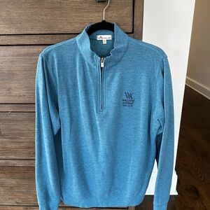 Men’s Peter Millar Waldorf Astoria Golf Club Crown Quarter-Zip, Size Medium